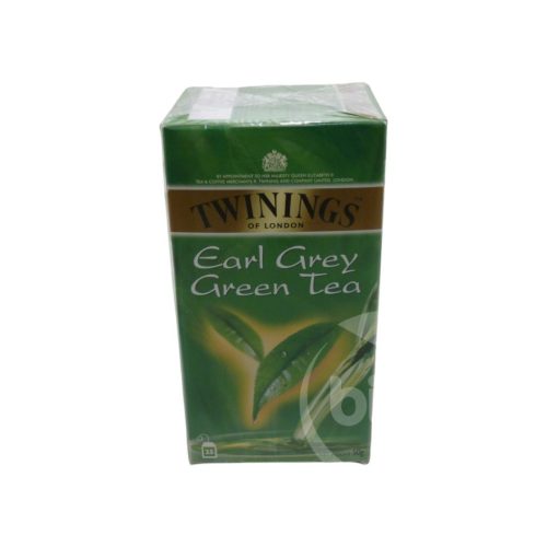 Twinings earl grey zöld tea 25x1,6g 40g