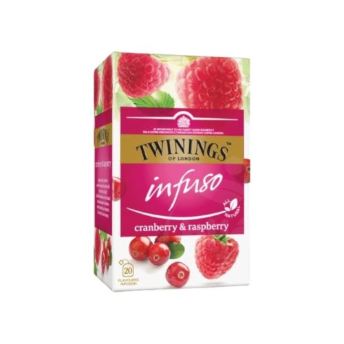 Twinings vörösáfonya és málna herbatea bodzavirággal 40g
