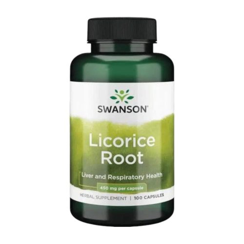 Swanson licorice root 450mg 100 kapszula (édesgyökér)