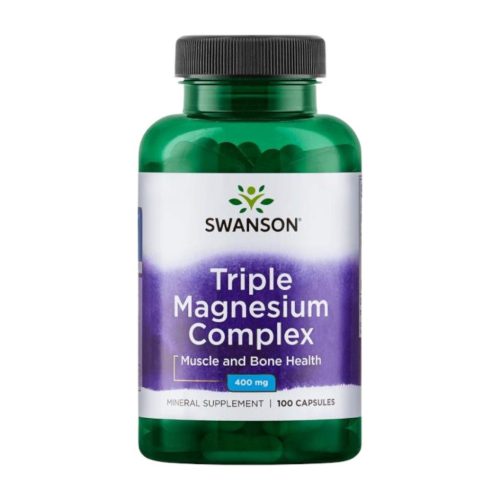 Swanson triple magnesium complex 400mg 100 kapszula