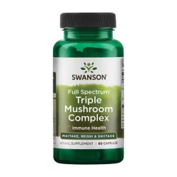  Swanson triple mushroom complex 60 kapszula maitake, reishi, shiitake