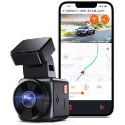   Vantrue dash cam - e1 lite (wifi+gps autós kamera, 1080p, hdr, hangutasítás, 512gb microsd támogatás)