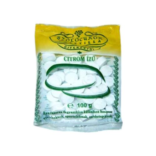 Szőlőcukor drazsé citrom 80-100g