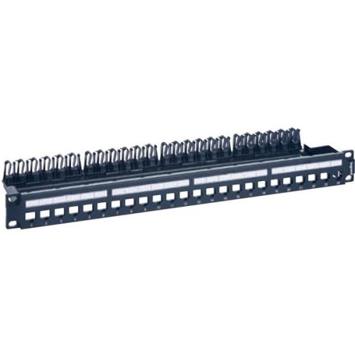 Legrand patch panel  - 1u-19" (modulok nélkül) 24db x rj45 port fogadására fém kábeltartóval linkeoc