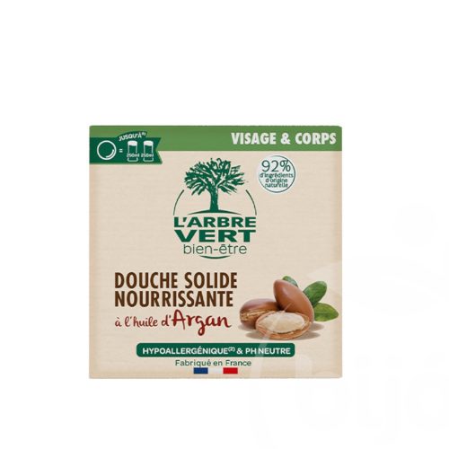 Larbre vert solid shower gel argan 75g