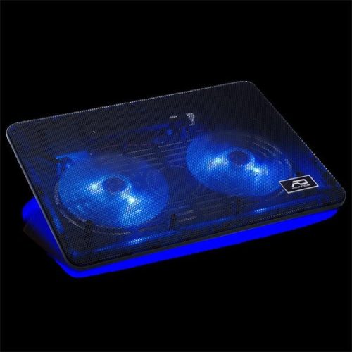 Advance notebook hűtőpad 15"-ig - airstream 15 (max.: 15", 2x125mm, 1500rpm, 1xusb2.0, fekete)
