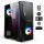 Spirit of gamer computer case - rogue v rgb (black, window, 8x12cm fan, bottom power, atx, 1xusb3.0, 2xusb2.0)