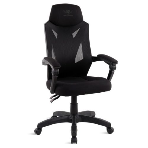 Spirit of gamer szék - hellcat black (állítható dőlés/magasság; szövet; max.120kg-ig, fekete)