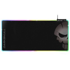   Spirit of gamer egérpad - darkskull rgb mouse pad xxxl (rgb háttérvilágítás, usb hub, 900 x 400 x 4mm; fekete)