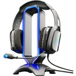   The g-lab fejhallgató állvány - k stand radon (fekete, 2xusb3.0, műanyag)