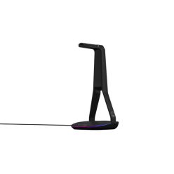   The g-lab fejhallgató állvány - k stand hydrogen (fekete, 2xusb3.0, 1xusb-c, műanyag, rgb)