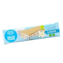   Brain foods gluténmentes ostyaszelet vaníliás krémmel töltött, édesítőszerrel 30g