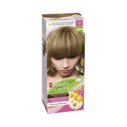 Beauty color s04 medium blonde ammonia free hair dye 1 piece