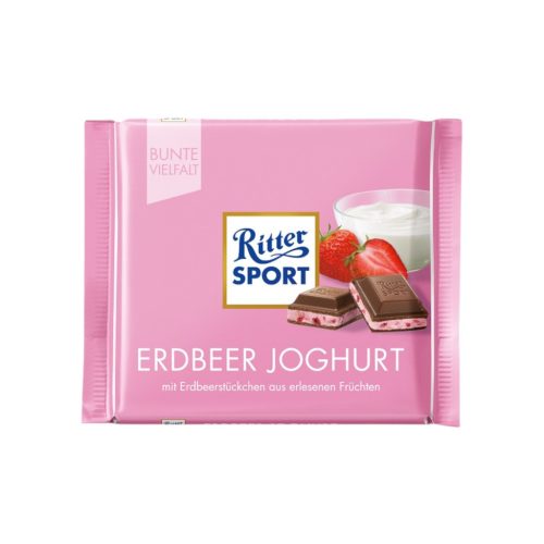 Ritter sport erdbeer joghurt 464154 100g