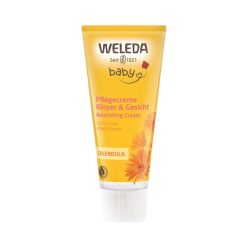   Weleda bio körömvirágos natúr babakrém arcra, testre 75 ml