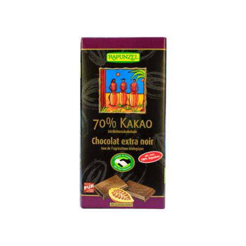 Rapunzel bio keserűcsokoládé 70% 80g