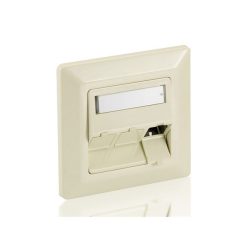   Equip keystone fali aljzat - 760304 (3 port, cat6, utp, fehér)