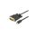 Equip átalakító kábel - 133468 (usb-c -> dvi-d dual-link kábel, apa/apa, 1,8m)