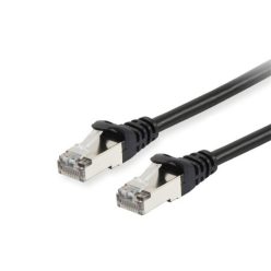   Equip kábel - 606105 (s/ftp patch kábel, cat6a, lsoh, poe/poe+ támogatás, fekete, 3m)