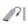 Conceptronic notebook dokkoló - donn02g (usb-c to hdmi+usb-c pd:60w+usb-a+sd/tf, szürke)