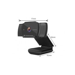   Conceptronic webcam - amdis02b (2592x1944 pixels, auto-focus, 30 fps, usb 2.0, universal clip, microphone)