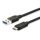 Equip átalakító kábel - 128344 (usb-c 3.2 gen1 to usb-a, apa/apa, fekete, 2m)