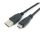 Equip átalakító kábel - 128885 (usb-c2.0 to usb-a, apa/apa, fekete, 2m)
