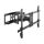 Equip tv fali konzol - 650335 (37"-80", max.: 60kg, dönthető, forgatható, fekete)