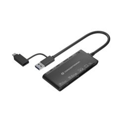   Conceptronic kártyaolvasó - bian03b (7in1, 2xsd/tf/microsd/mmc/ms/m2/cf/xd, fekete)