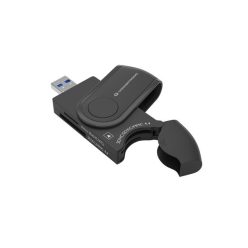   Conceptronic kártyaolvasó - bian04b (4in1, 2xsd/tf/microsd, fekete)