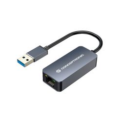   Conceptronic cable - abby12g (usb-a to rj-45, 2.5 gbit, grey)