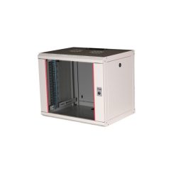   Equip fali rackszekrény - epm-09-6045-g-cbaa (19", 9u, 600x450mm, előre szerelt, szürke)