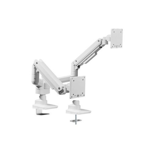 Equip monitor asztali konzol - 650183 (17"-35", 2 monitor, dönthető, forgatható, max.: 2x20kg, fehér)