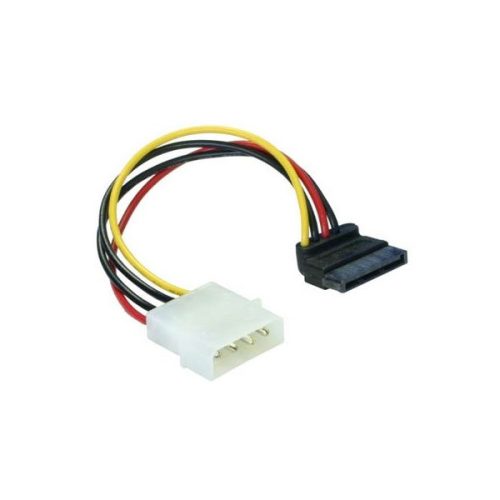 Delock 60101 cable power sata hdd > 4pin male - curved (right angle)