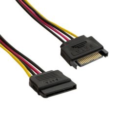   Delock kábel - 60131 (sata 15 tűs  -> sata 15 tűs, apa/anya hosszabbító tápkábel, 0,3m)