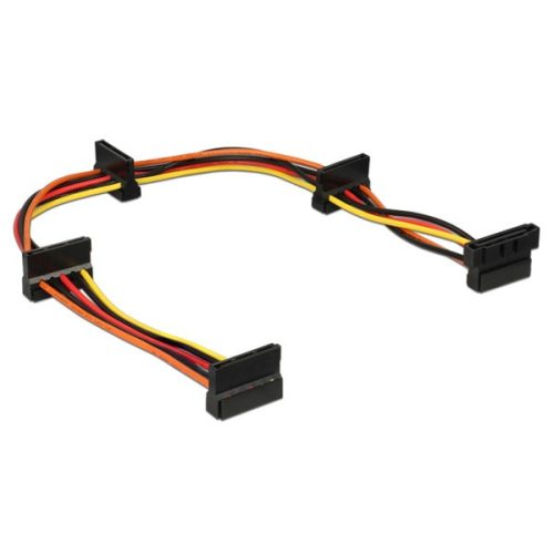 Delock átalakító kábel - 60141 (4 x sata hdd > sata tűs (apa))