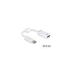   Delock átalakító - 61767 (displayport 1.1a -> hdmi, fullhd, fehér)