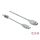 Delock kábel - 82244 (usb-a 2.0 -> usb-a 2.0 hosszabitó kábel, apa/anya, 0,3m)