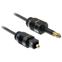   Delock kábel - 82876 (toslink standard > toslink mini 3.5 mm apa/apa, 2m)