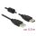 Delock kábel - 84888 (usb-a - usb-a, apa/apa, fekete, 0,5m)