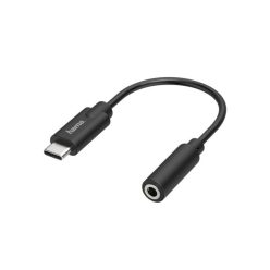   Hama átalakító - 205282 (3,5 mm jack adapter to usb-c, otg, fehér)