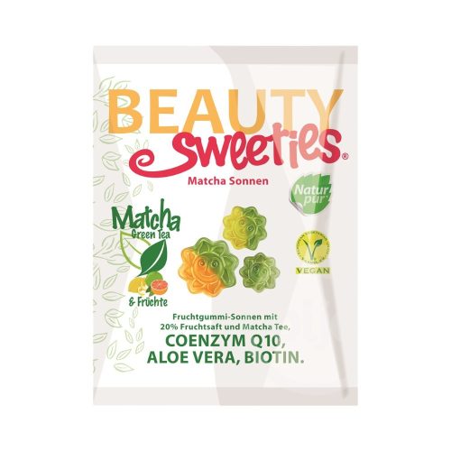 Beauty sweeties gluténmentes vegán gumicukor matcha napocskák 125g