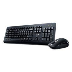   Genius billentyűzet/egér kit - km-160 (vezetékes, usb, fekete)