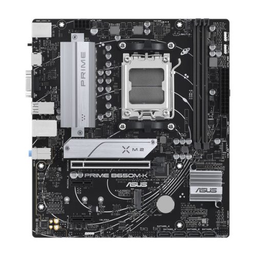 Asus alaplap - amd prime b650m-k am5 (b650, atx, 2xddr5 7800+mhz, 4xsata3, 2x m.2, hdmi+vga)
