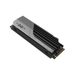   Silicon power ssd - 1tb xs70 (r:7300mb/s; w:6800 mb/s, nvme 1.4 támogatás, m.2 pcie gen 4x4, hűtőbordás)