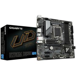   Gigabyte motherboard - intel b760m ds3h s1700 (b760, 4xddr5 4800mhz, dp/hdmi, 4xsata3, m.2, 4xusb2.0, 6xusb3.1)