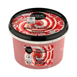   Organic shop bio cukros testradír cukorkás vaníliával és eperrel 250 ml