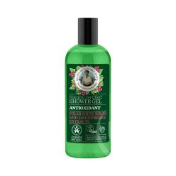   Babushka agafia bio tusfürdő gél antioxidáns sarki fehérnyír- és vörösáfonya-kivonattal 260 ml