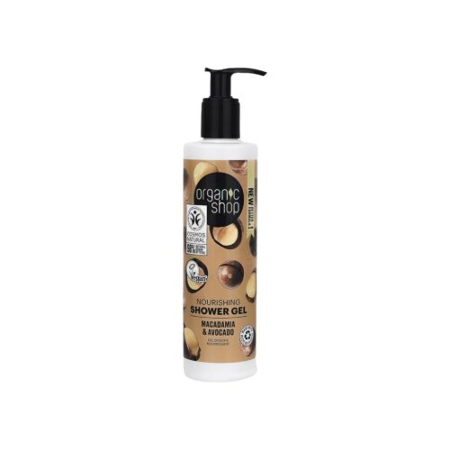 Organic shop organic shower gel with macadamia nuts and avocado 280 ml