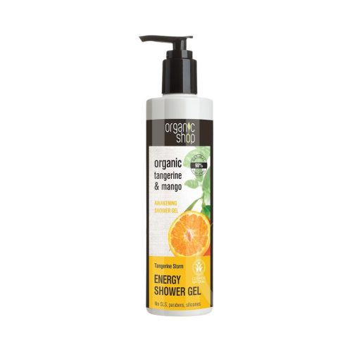 Organic shop organic mandarin storm wake-up shower gel 280 ml
